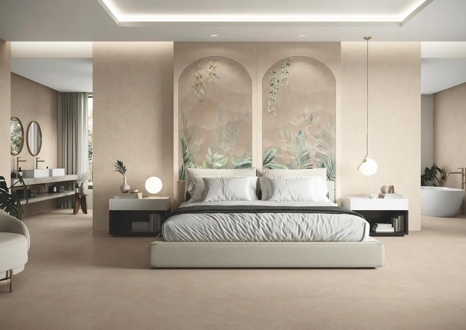 Glyphstone Earth Bedroom Tile