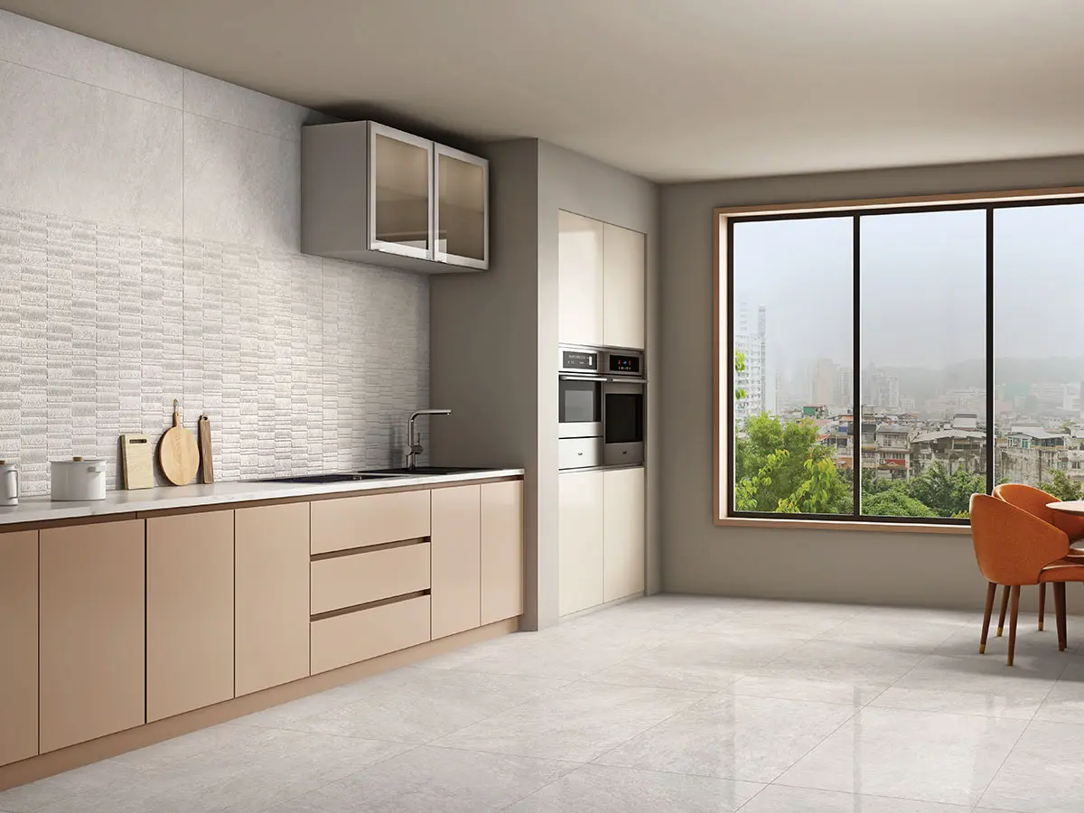 Impatto Slate Grey Kitchen Tile